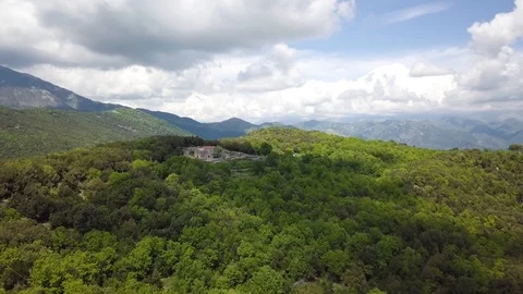Monte Cassino Hills Stock Footage 121397267