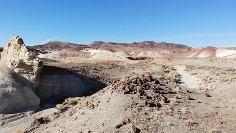 Monte Cristo Range Aerial Drone Stock Footage 134764983