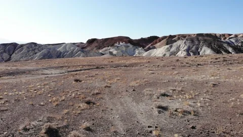 Monte Cristo Range Western Nevada Aerial Video stock 134765098
