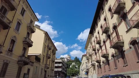 Monte dei Cappuccini in Turin view from the bottom Stock Footage 277547384