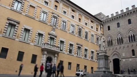 Monte dei Paschi di Siena Stock Footage 75120954