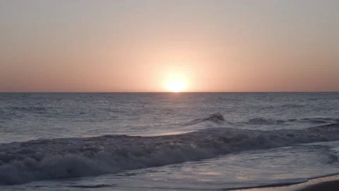 Monte Hermoso sunset Stock Footage 146093495