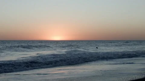 Monte Hermoso sunset Stock Footage 146093574