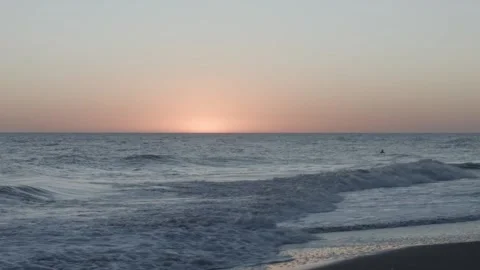 Monte Hermoso sunset Stock Footage 146093702