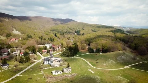 Monte Livata seen from a drone Video stock 100640736