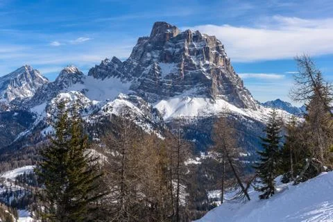 Monte Pelmo in the Dolomites Stock Photos