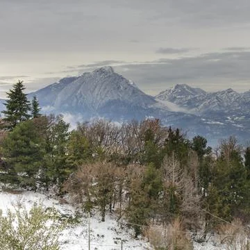 The Monte Pizzocolo Stock Photos