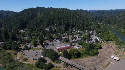 Monte Rio - Russian River Video stock 76006717