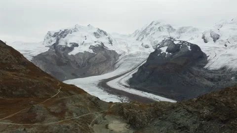 Monte Rosa Glacier Video Stock Footage 300729064