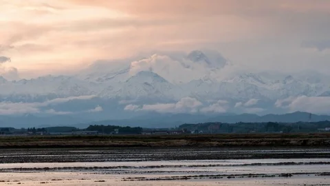 Monte Rosa mountain Stock Footage 75233778