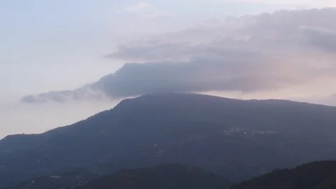 MONTE STELLA - MOUNTAIN OF CILENTO FROM DAY TO NIGHT Stock Footage 104243813