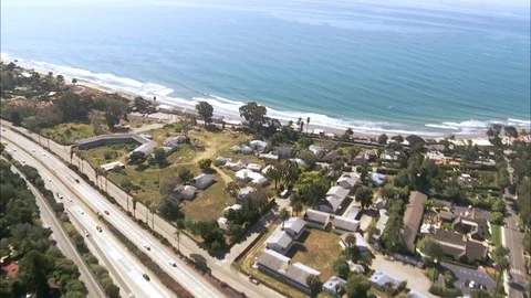 Montecito  before Landslide 库存影片 71634901