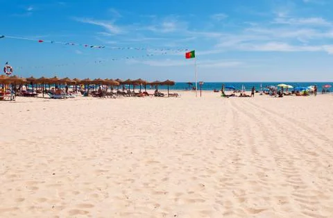 Montegordo beach Stock Photos
