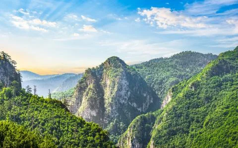 Montenegrin mountain range Stock Photos