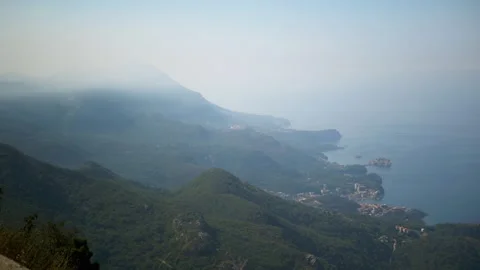 Montenegro Coastline View Stock Footage 293252247