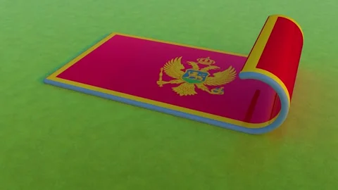 Montenegro Flag Stock-Footage 258638717