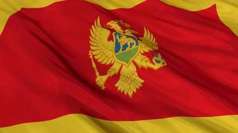 Montenegro flag Seamless 스톡 동영상 49088925