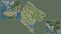Montenegro framed and extracted. Satellite 4k or 4k+ Resolution