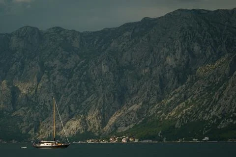 Montenegro sunset Foto stock