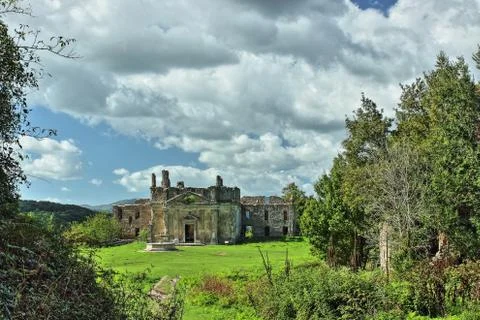 Monterano view Stock Photos