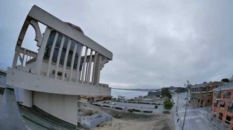 Monterey Bay FE Pan Stock Footage 34716363