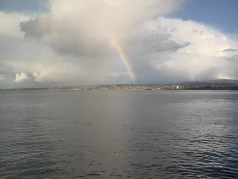 Monterey Bay Rainbow Video stock 609675