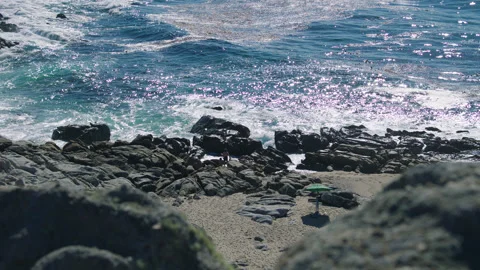 Monterey Carmel State Beach 3 Stock Footage 276939075