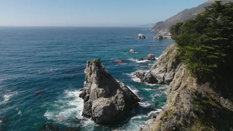 Monterey Carmel State Beach 74 Stock Footage 276940862