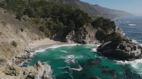Monterey Carmel State Beach 75 Stock Footage 276940957