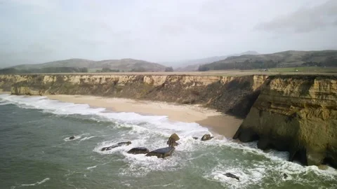 Monterey Cliff Video stock 147161374