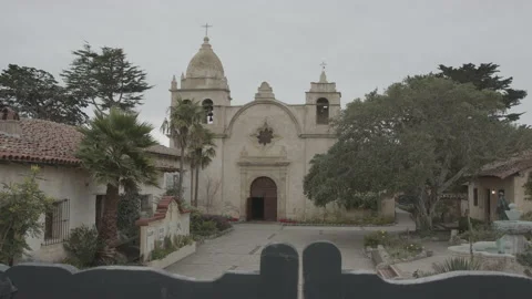 Monterey Mission Stock Footage 134420076