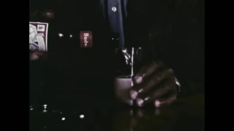 MONTEREY PARK - 1973 - In a flashback, a man explains he didn't feel drunk while Stock Footage 325216833