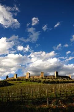 Monteriggioni 스톡 사진