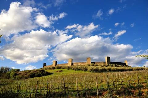 Monteriggioni 스톡 사진