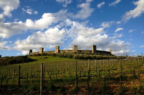 Monteriggioni 스톡 사진