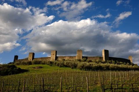 Monteriggioni Foto stock
