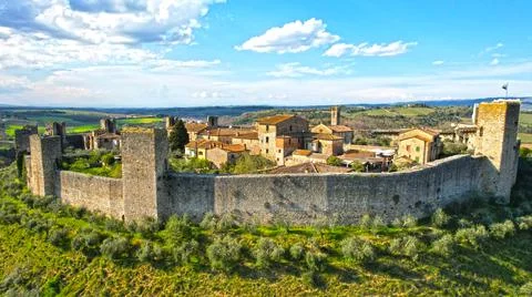 Monteriggioni Stock Photos