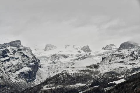 Monterosa. Stock Photos