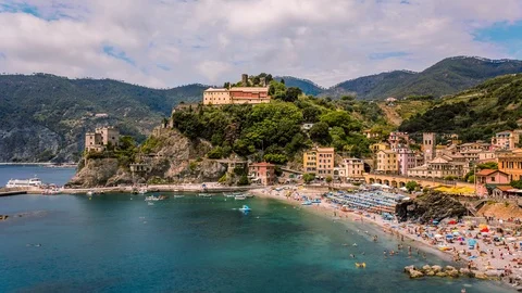Monterosso al Mare, Cinque Terre, Italy time lapse Vídeo Stock 119046497