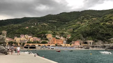 Monterosso al Mare Timelapse Stock Footage 150251422