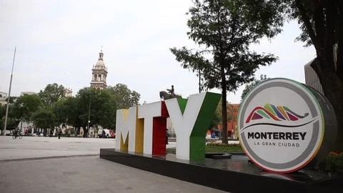 Monterrey in Mexico Stock Footage 106300239
