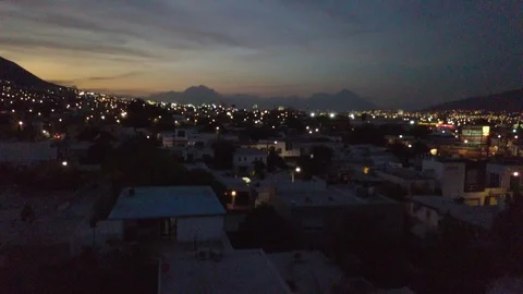 Monterrey Mexico Night Fall 3 Видео 87572132