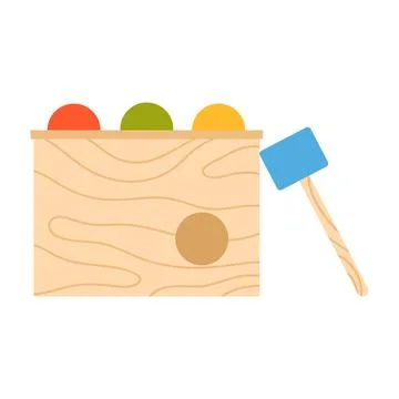 Montessori game educational Stock Illustration