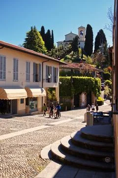 Montevecchia in the province of Lecco. Stock Photos