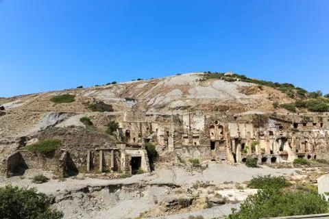 Montevecchio Mine Stock Photos
