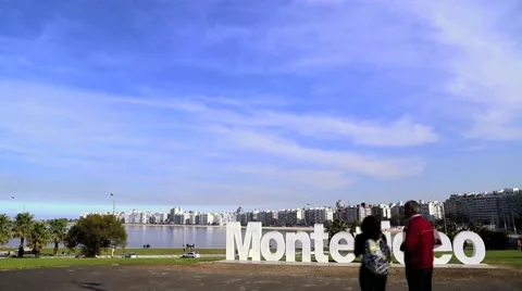Montevideo time lapse Stock Footage 52409771