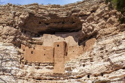 Montezuma Castle. Stock Photos