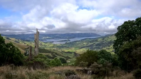 Montgomery Peak Landscape Featuring Summit Views Overlooking the Lush Rolli.. Video stock 286779172