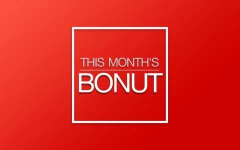 This month bonus. Stock Illustration