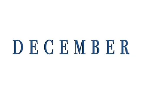 The month of December Stock Illustration